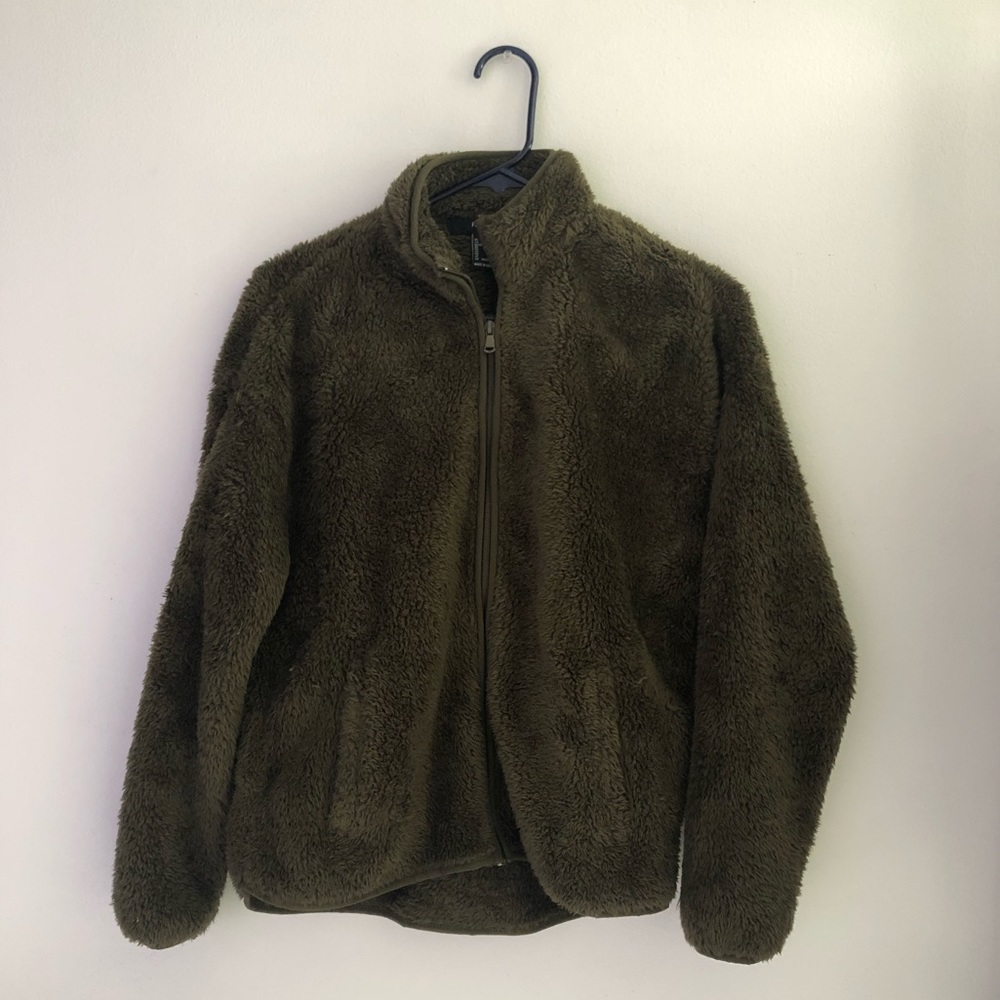 Forever 21 Fluffy/ Teddy coat